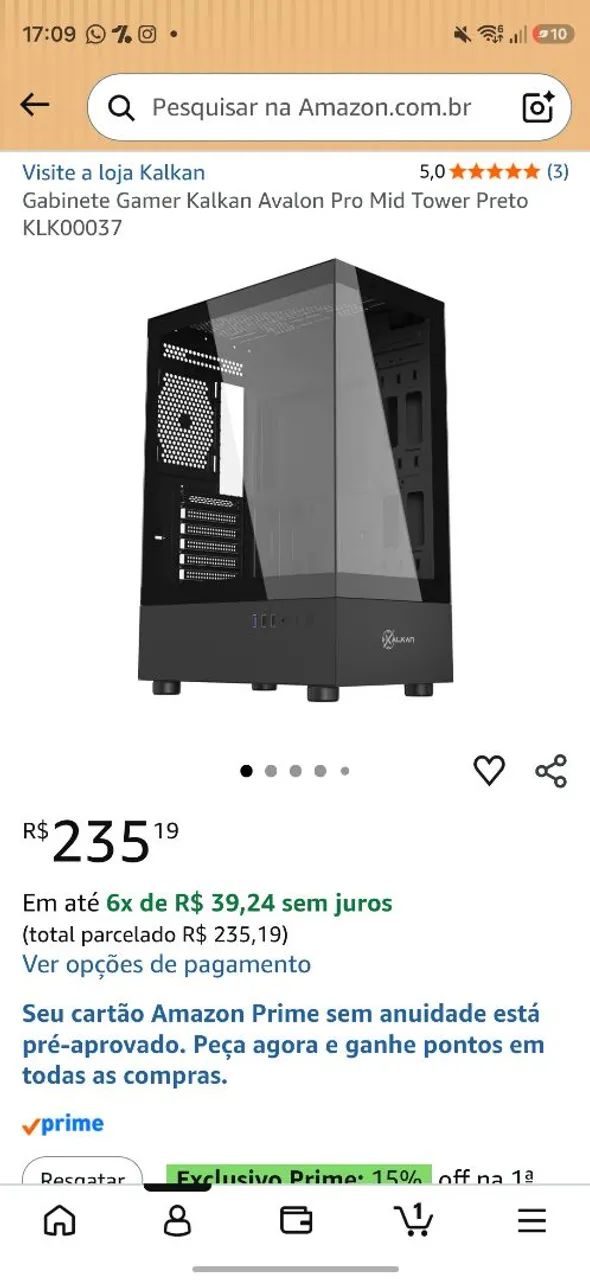 Gabinete Avalon Pro (lacrado) - Foto 2