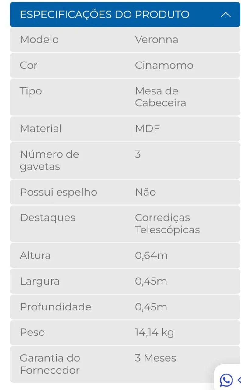 Vendo criado de mesa com 3 gavetas  - Foto 4