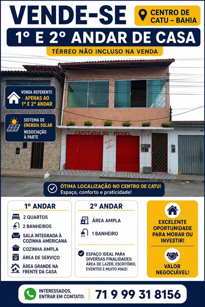 CASA CENTRO DE CATU-BA