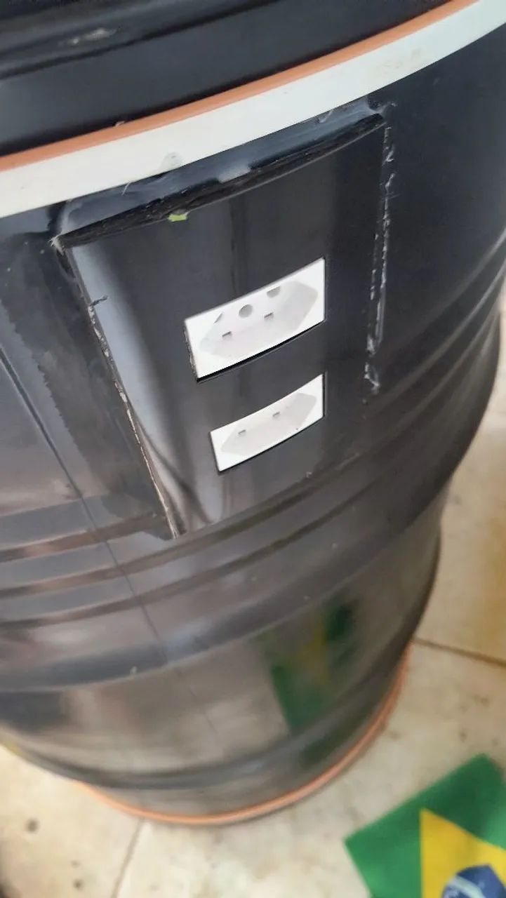 vende-se tambor com LED e tomada - Foto 2