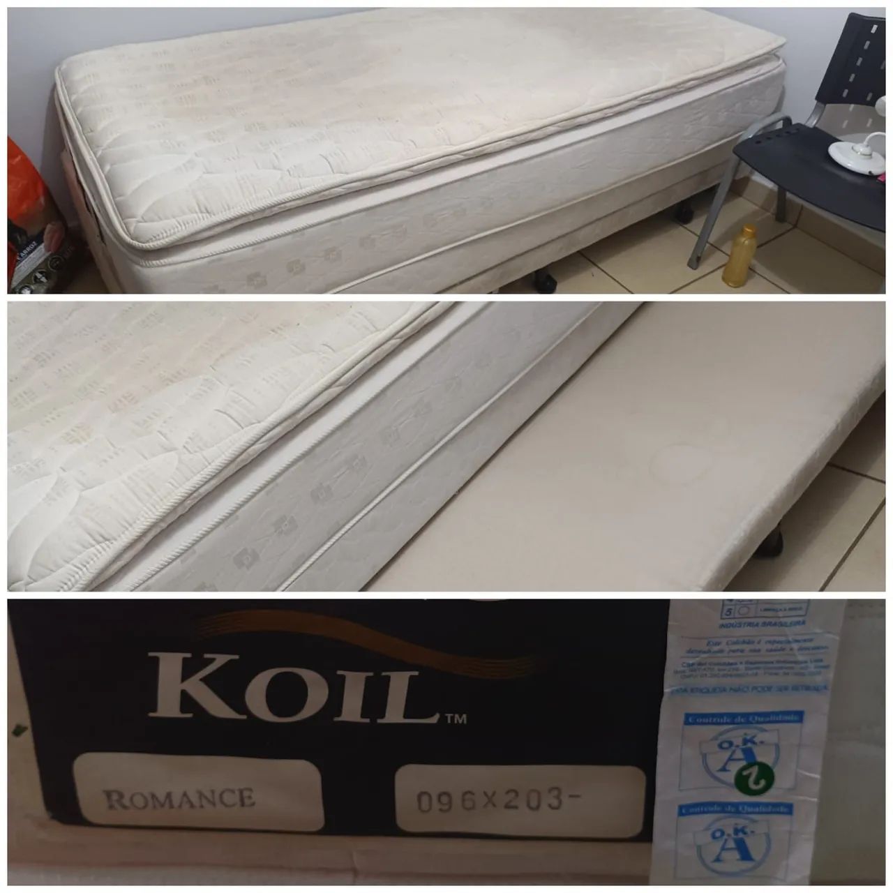 cama box de viúva maior que de solteiro e menor que a de casal 