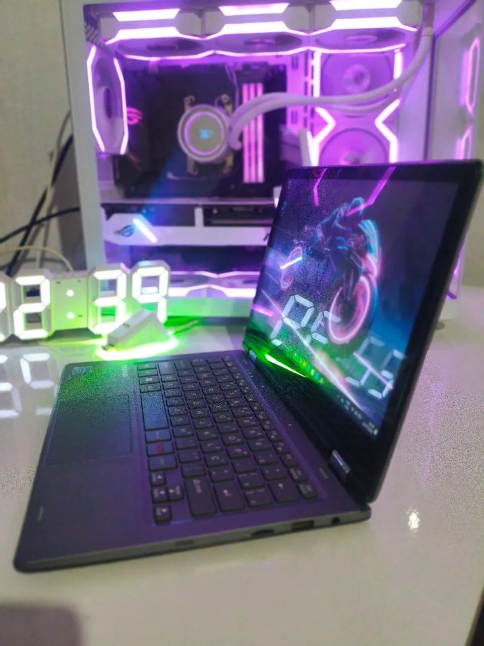 Notebook duo c com touché na tela no precinho - Foto 5