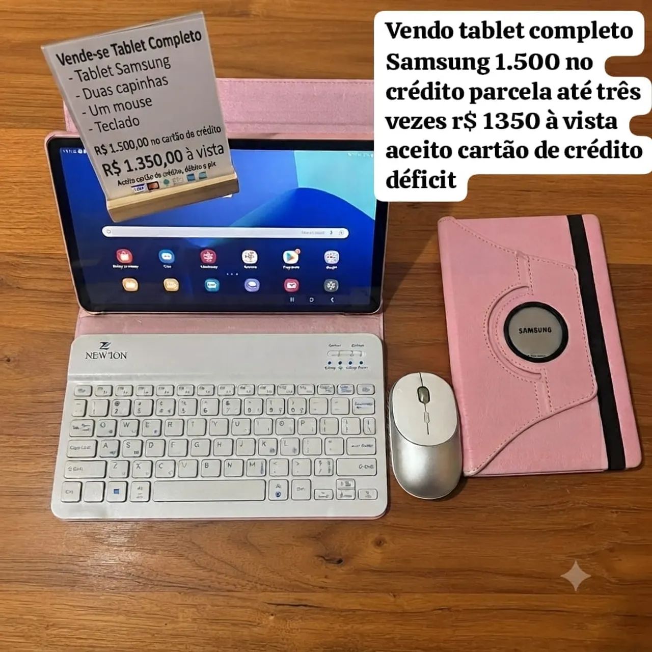 Samsung Galaxy Tab S6 - Aceito cartão 