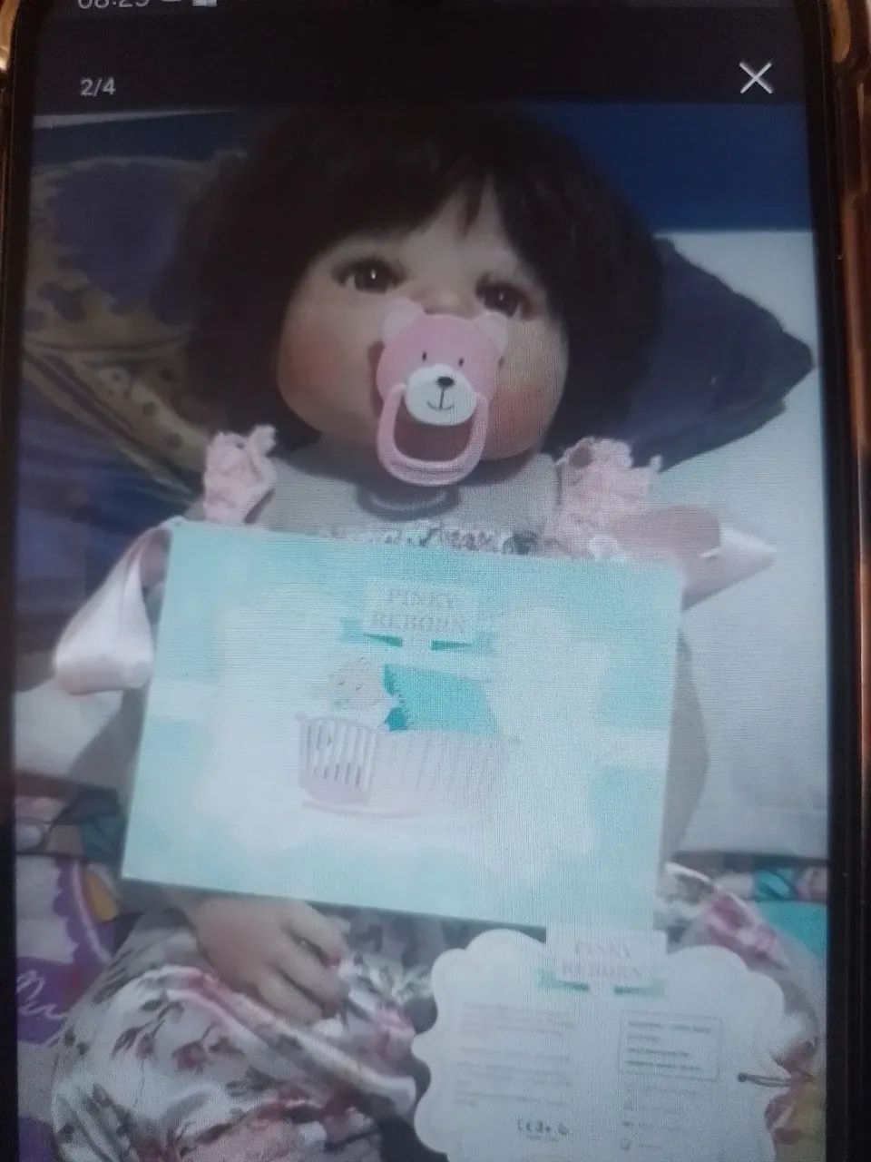 Boneca bebê pink reborn - Foto 2