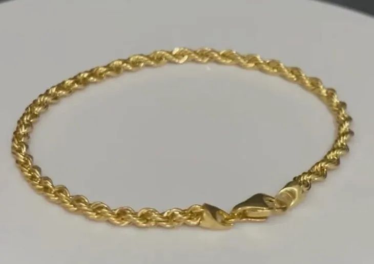 Pulseira Trancelim em Ouro 18k 750