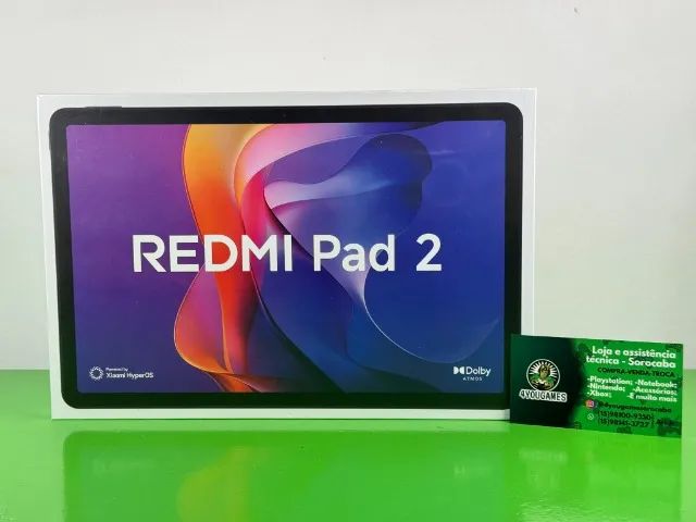 REDMI PAD 2 - 256GB / 8RAM - NOVO / LACRADO