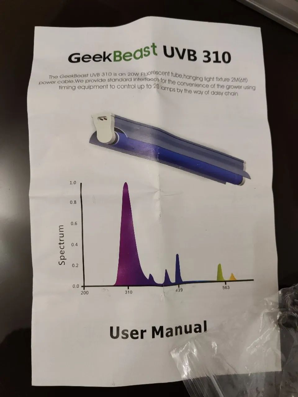 Lâmpada GeekBeast UVB 310  - Foto 4