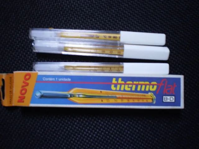 Termômetro de vidro para uso doméstico