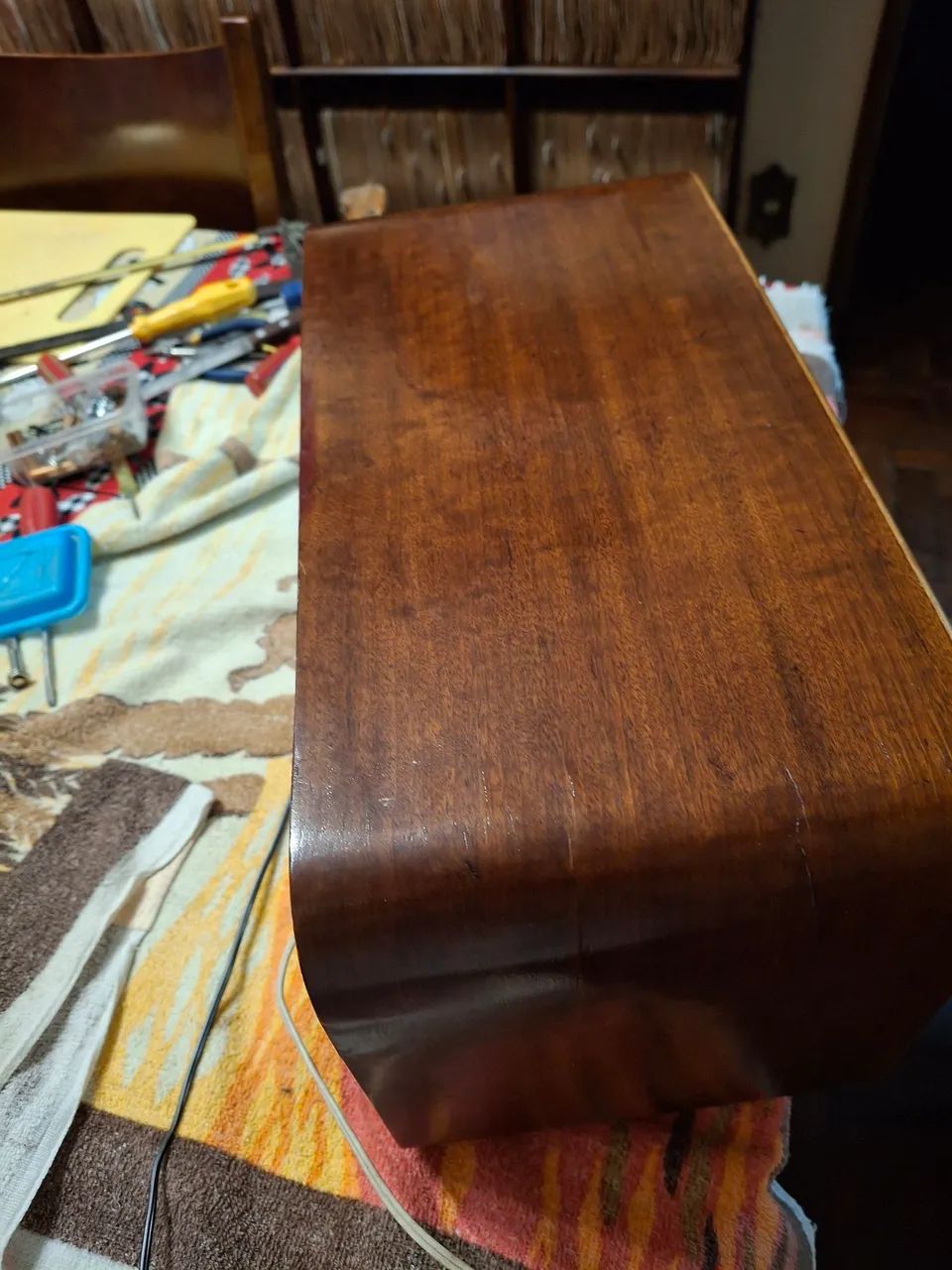 RÁDIO ABC VALVULADO FINAL DOS ANOS 1950 TOTALMENTE RESTAURADO LINDO! - Foto 4