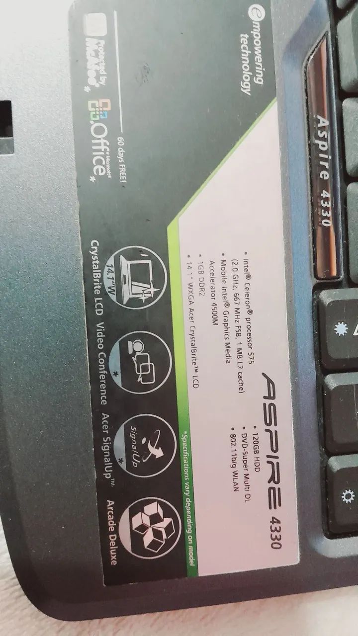 Troco Notebook, por celular de 128 Gb - Foto 3