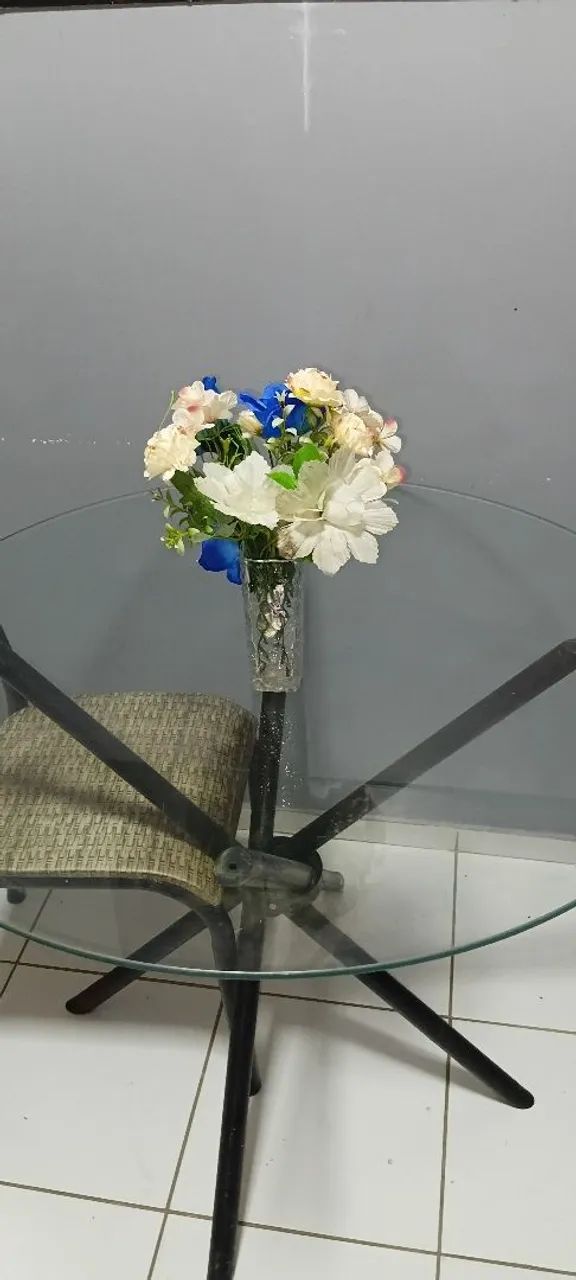 Vendo mesa de vidro 