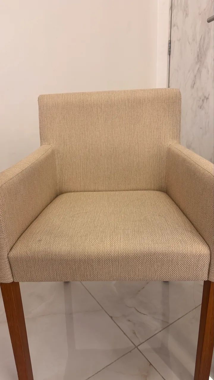 Conjunto Duas Poltronas em Linho Tok Stock  - Foto 3