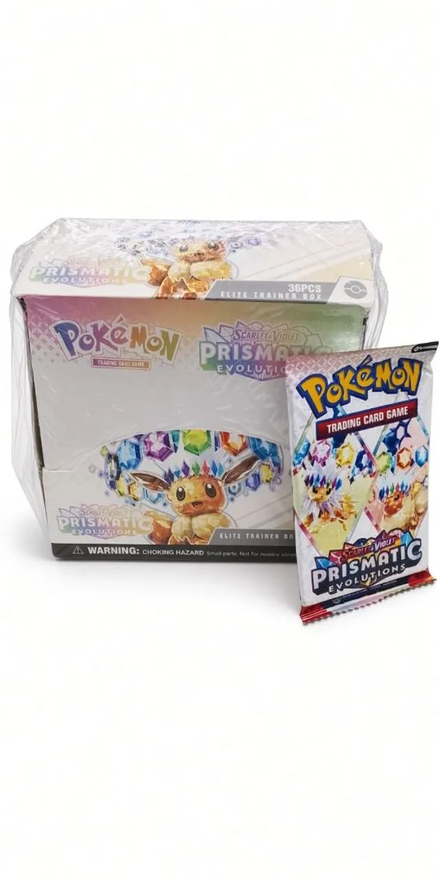 Box Paralelo Pokémon Prismatic Evolutions 36 Packs Lacrado - ETB