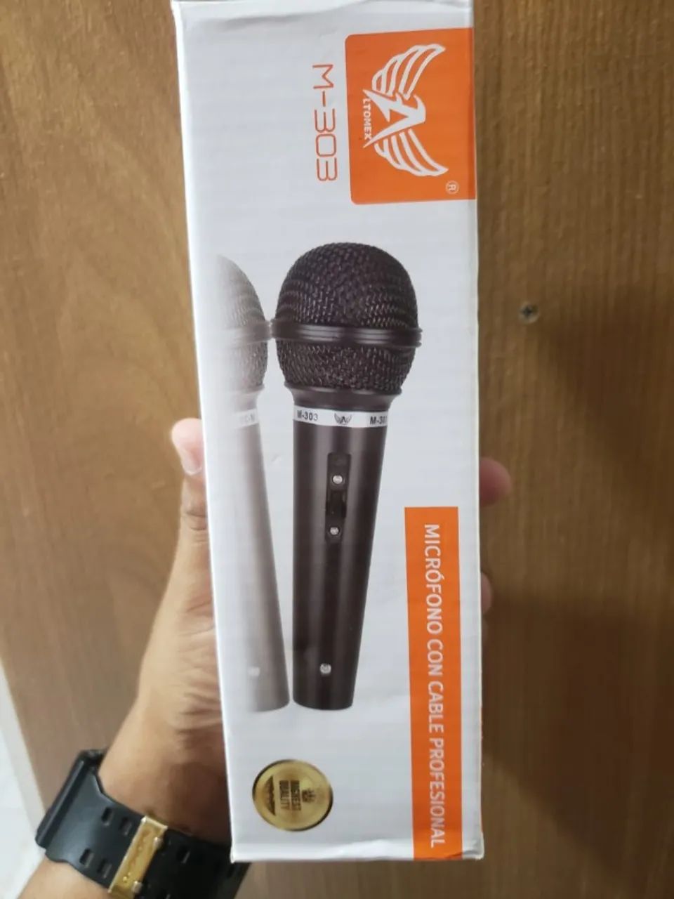 Microfone Profissional Com Fio Novo (Garantia) - Foto 2