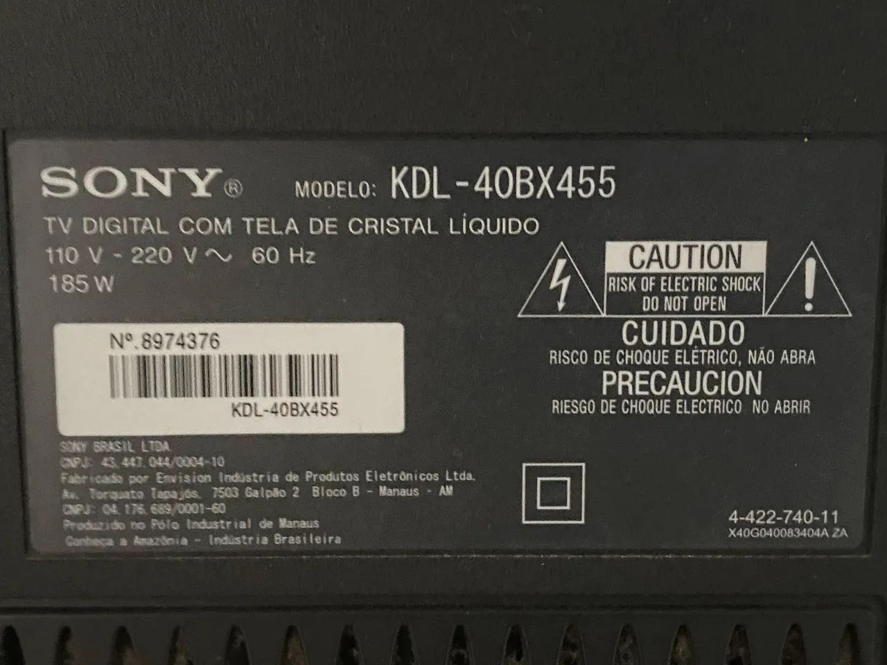 TV Sony Bravia KDL-40BX455 de 40 - Foto 4