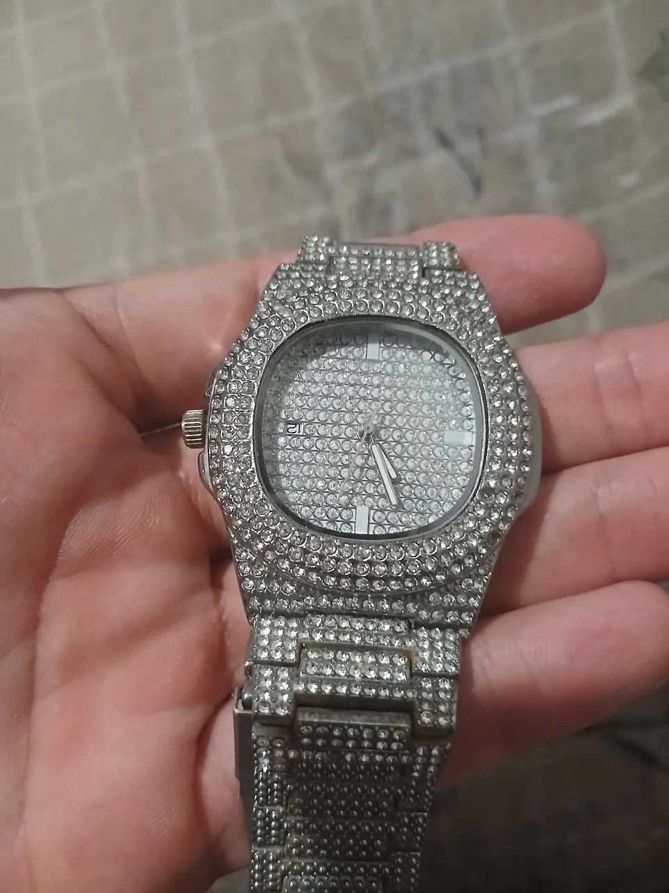 Relógio Ice Luxury (Cravejado) - Banhado a Prata 925! - Foto 3