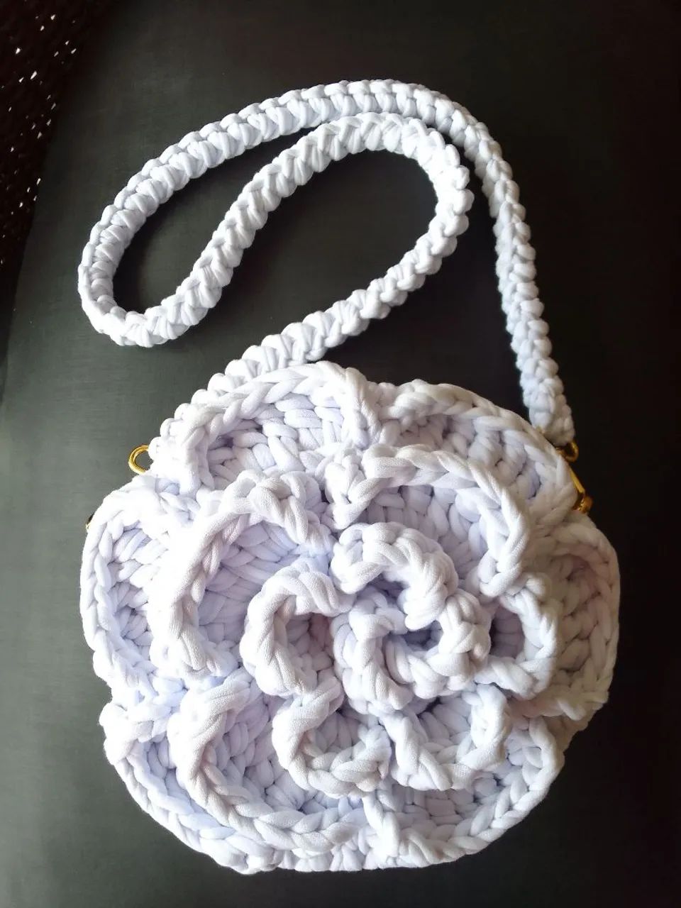 Bolsa Flor Branca - Foto 2