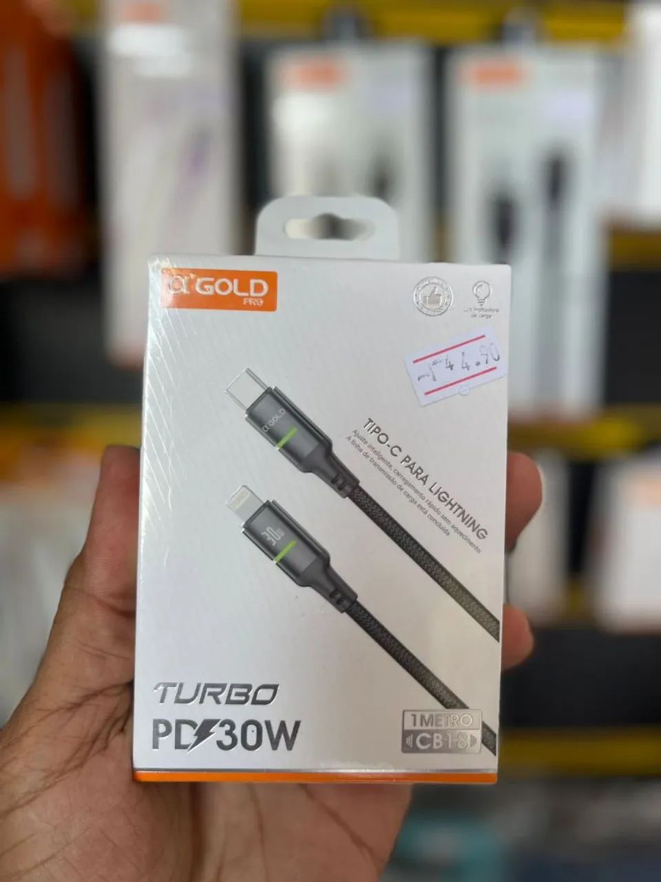 Cabo de iPhone do x ao 17 tipo C ou light 