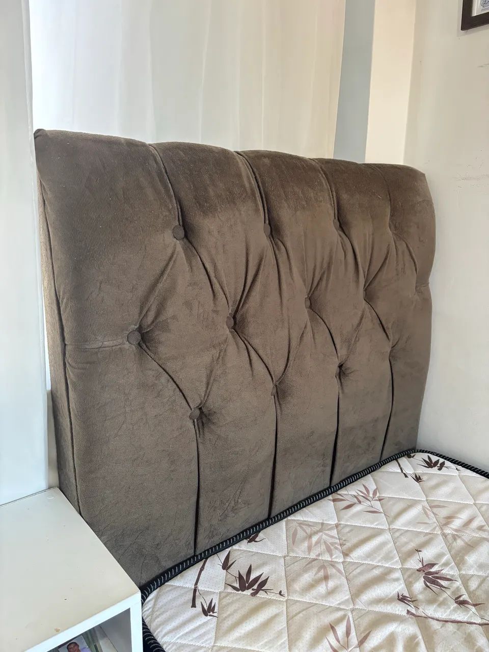 Cama Box Solteiro com Baú + Cabeceira e Colchão | Ótimo Estado - Foto 4