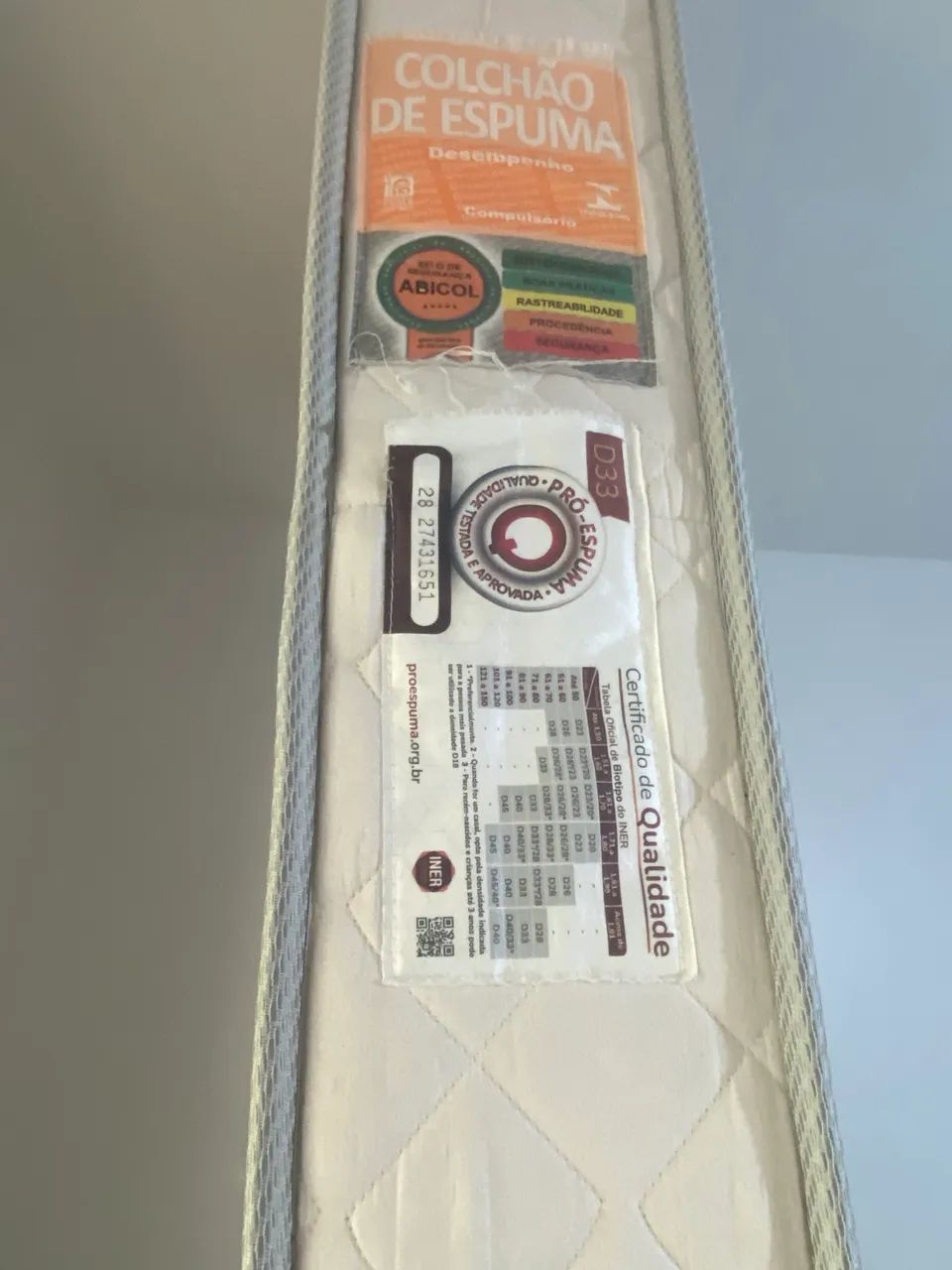 Colchão de solteiro D33