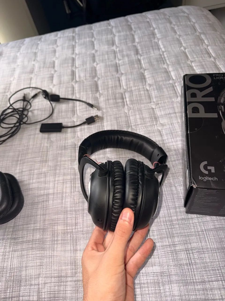 Fone Logitech G PRO X 2 usado.