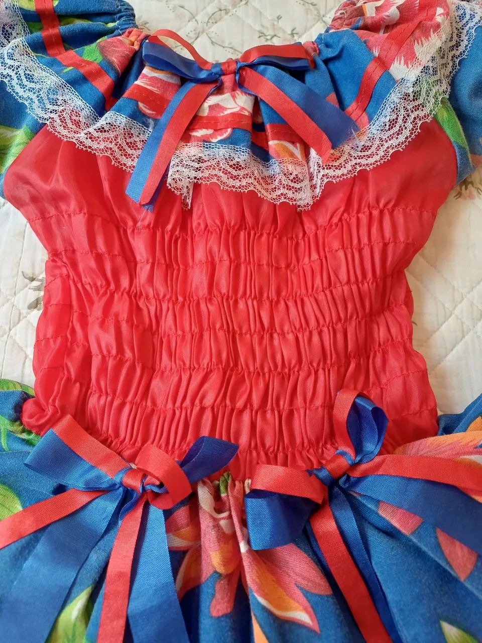 Vestido de Festa Junina - Tam 1 - Foto 2
