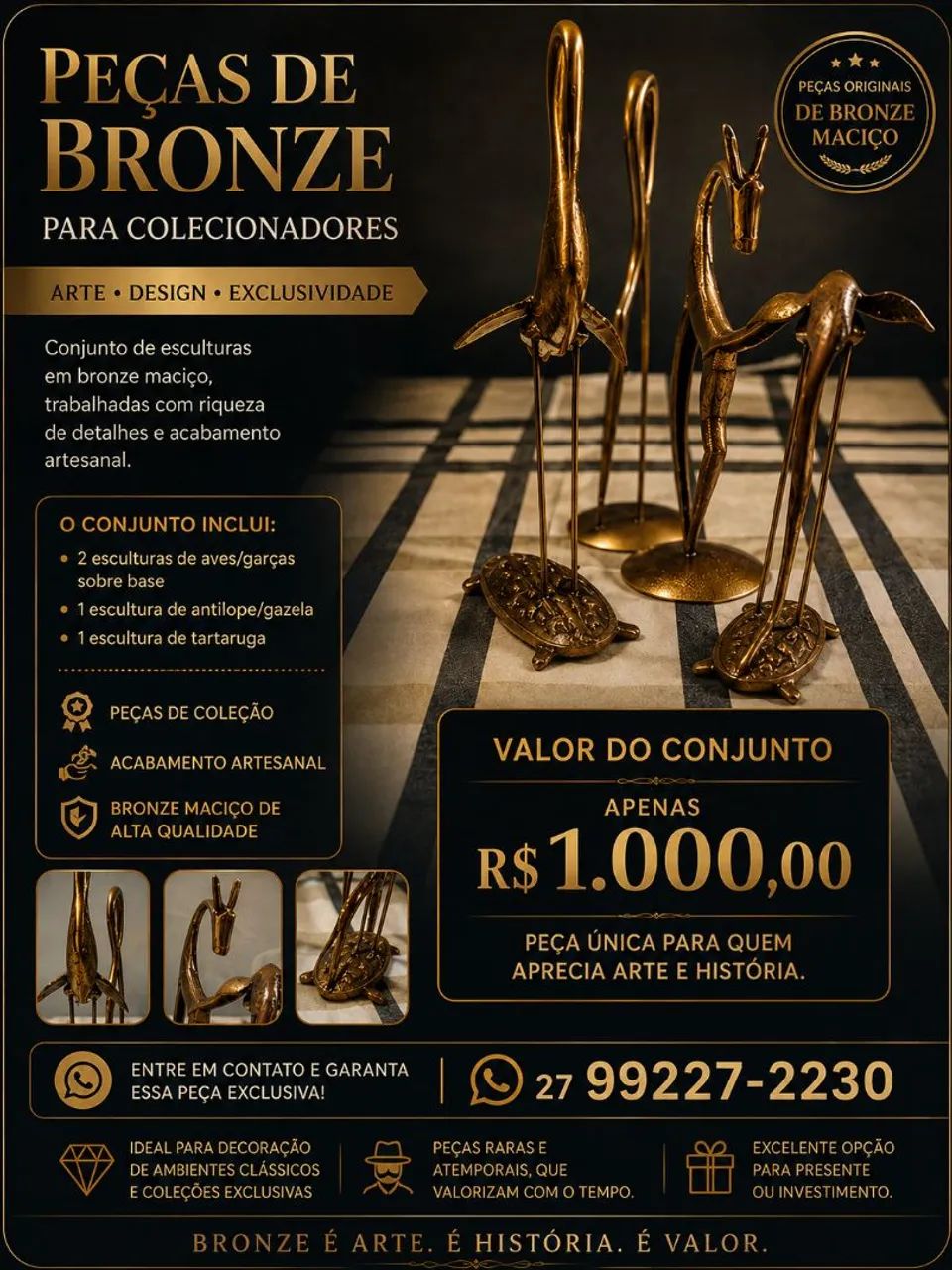 Peças antigas para quem gosta ou colecionador 