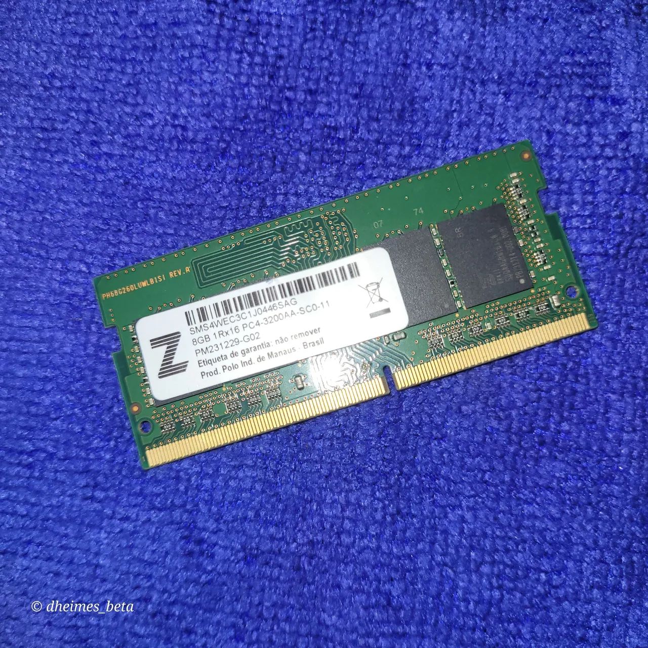 Memoria RAM 8gb ddr4 3200mhz