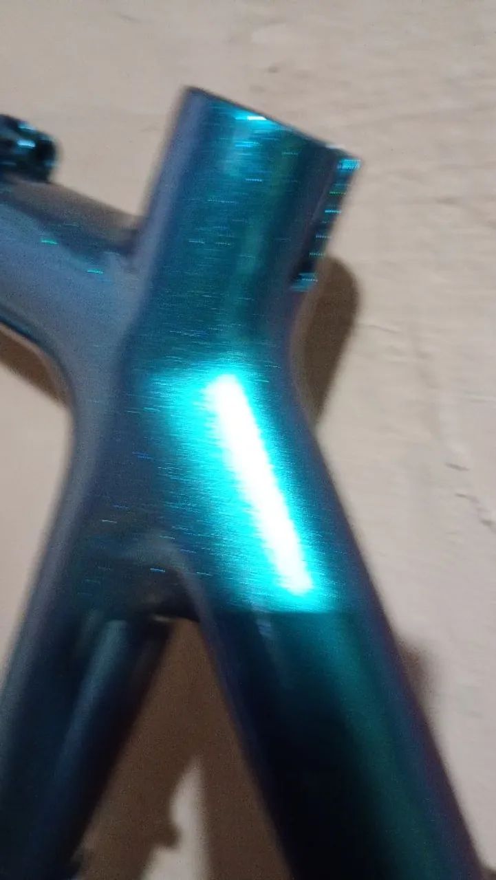 Quadro bike aro 26 em carbono tamanho 18 - Foto 4