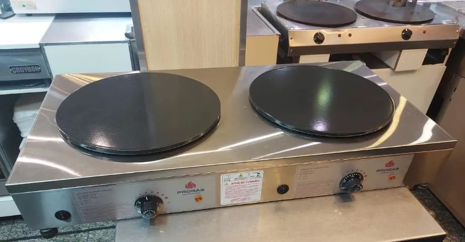 CHAPA CREPE ELETRICA 2 DISCO - NOVO 