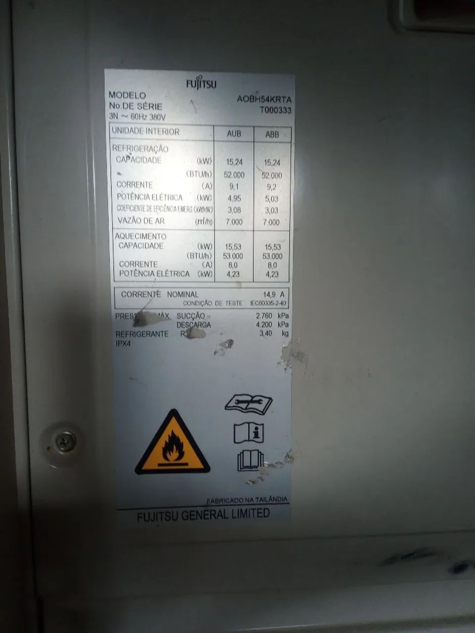 Condensadora fujitsu 53.000 btu - Foto 3
