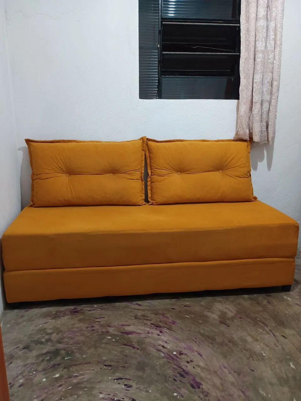 Bicama na cor mostarda semi-nova65568122991234120