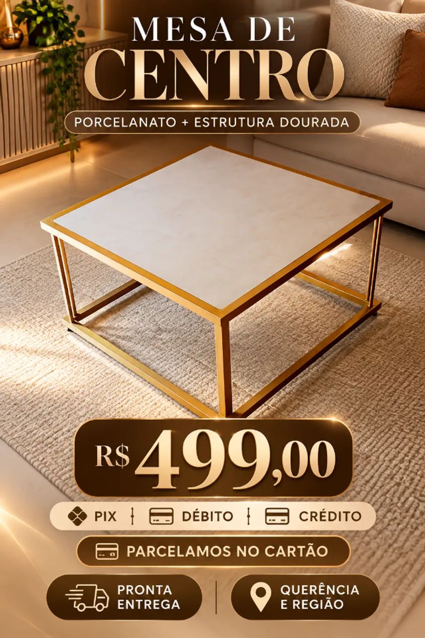 Mesa de centro Industrial 
