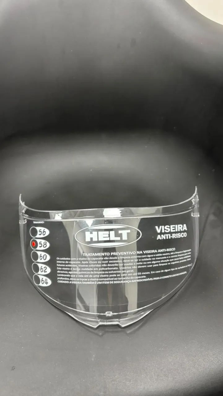 Capacete helt 58 em ótimo estado - Foto 3
