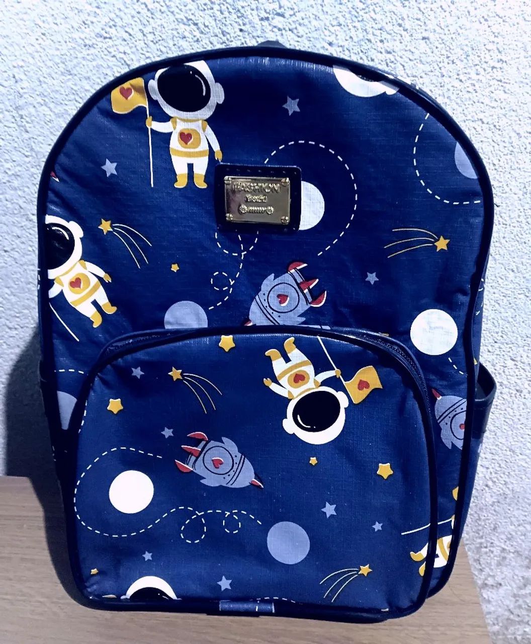 Mochila infantil - Tema Astronauta e espaço - Foto 2