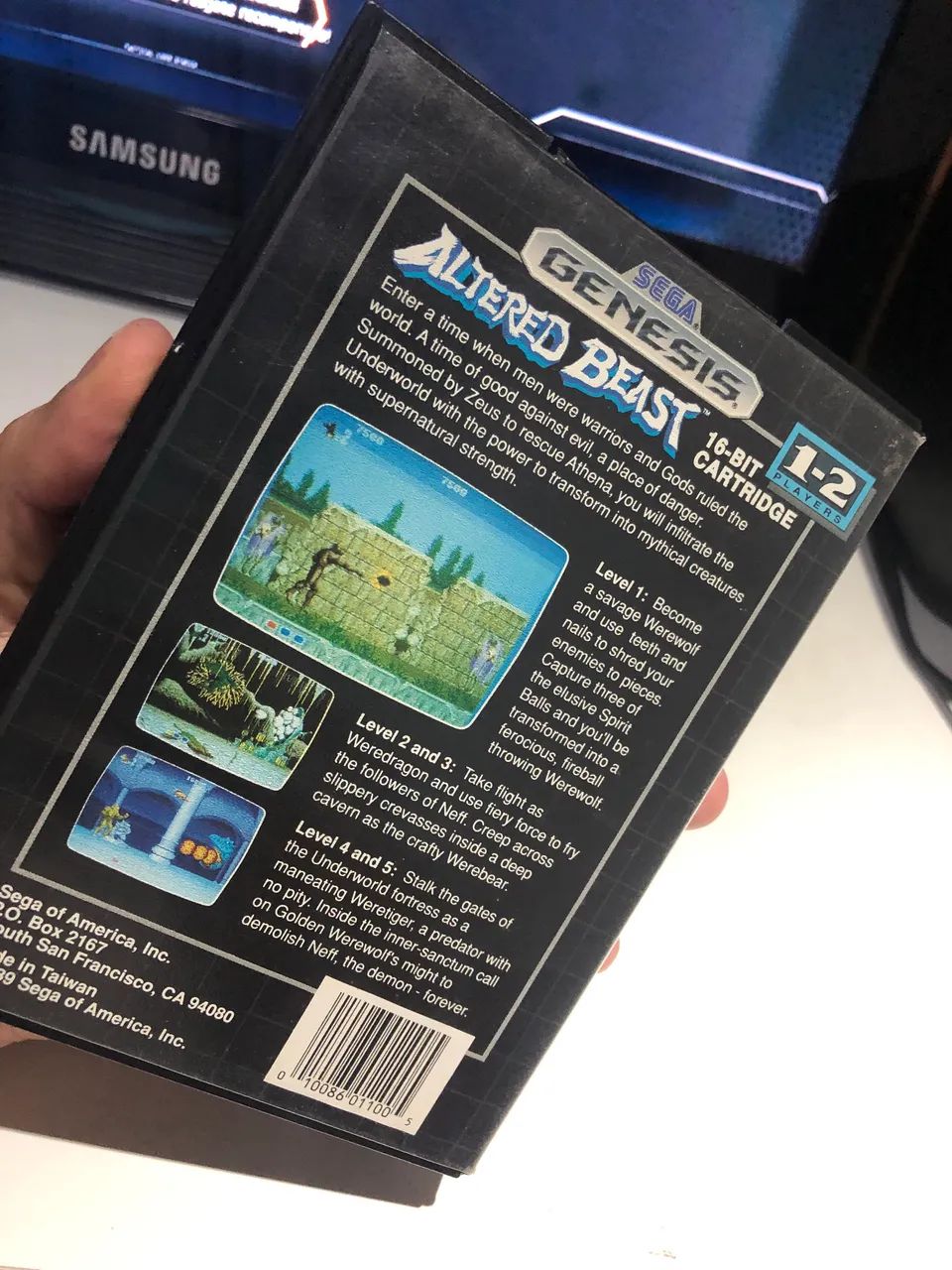 Altered Beast Mega Drive Original Cib  - Foto 2