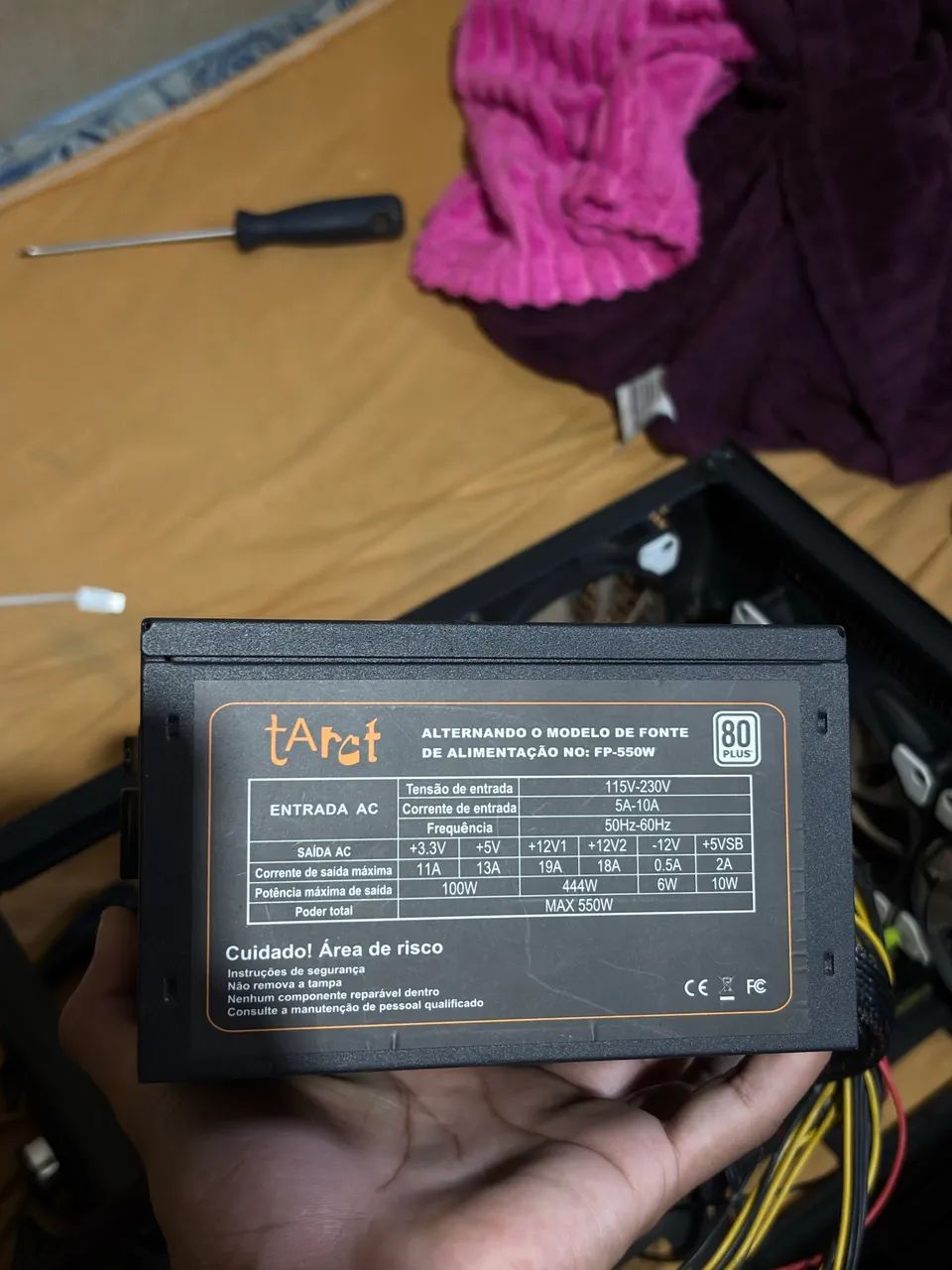 Fonte pc 550w tartec - Foto 3