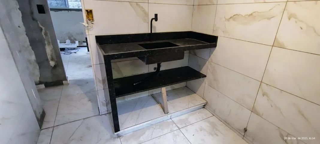 Bancada de cozinha verde Ubatuba  - Foto 5
