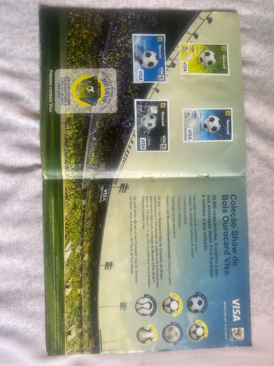 Álbum copa 2010 completo com as figurinhas VISA - Foto 3