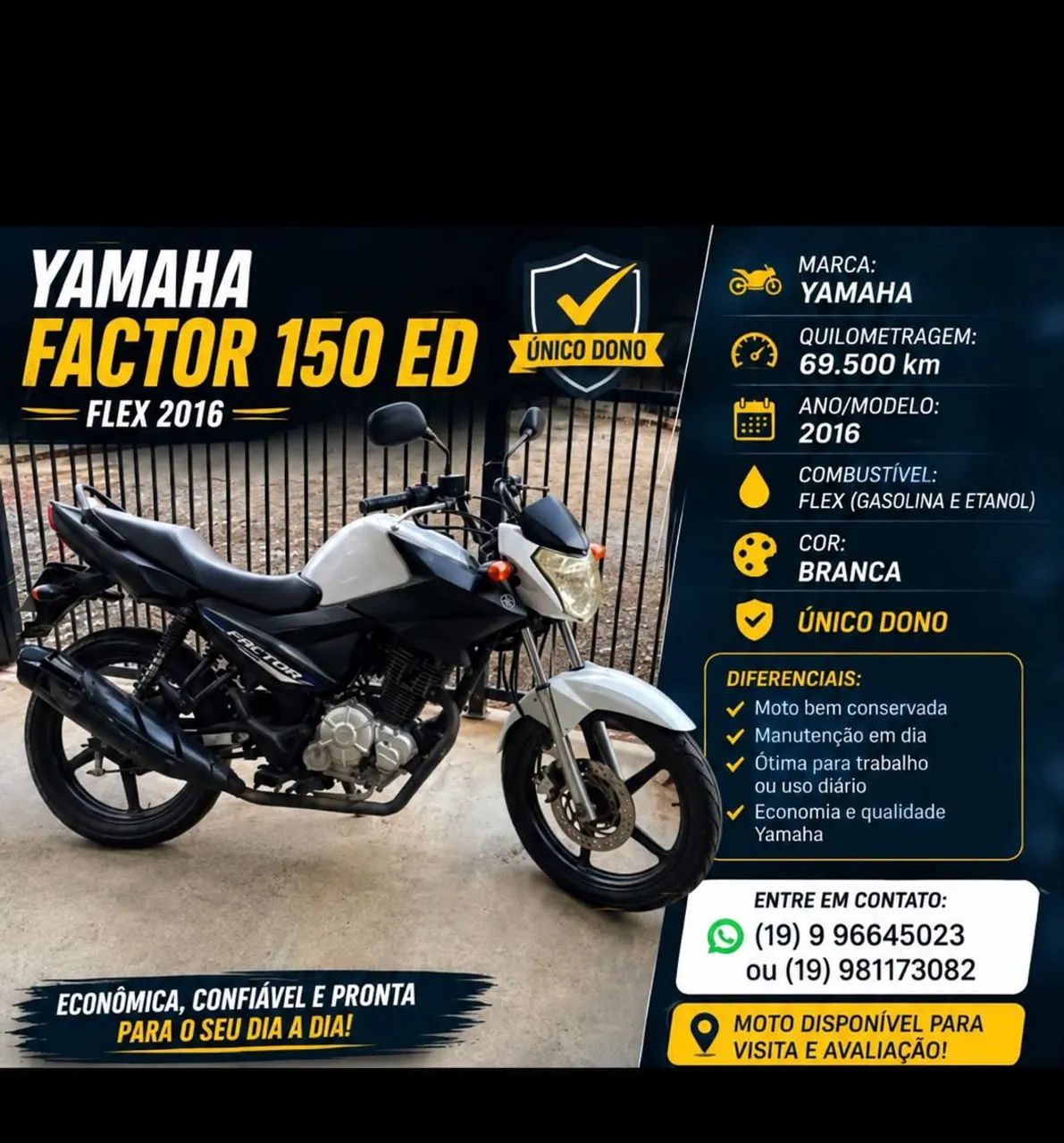 Vendo moto em ótimo estado