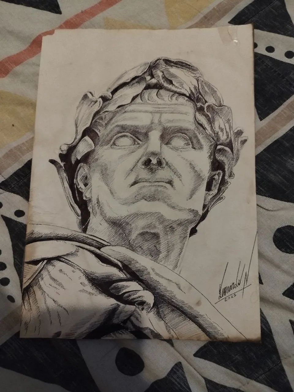 Desenho realista, Julio Cesar, profissional 