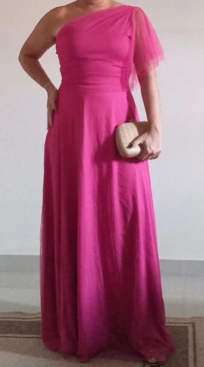 Vestido em tule rosa pink - Foto 2