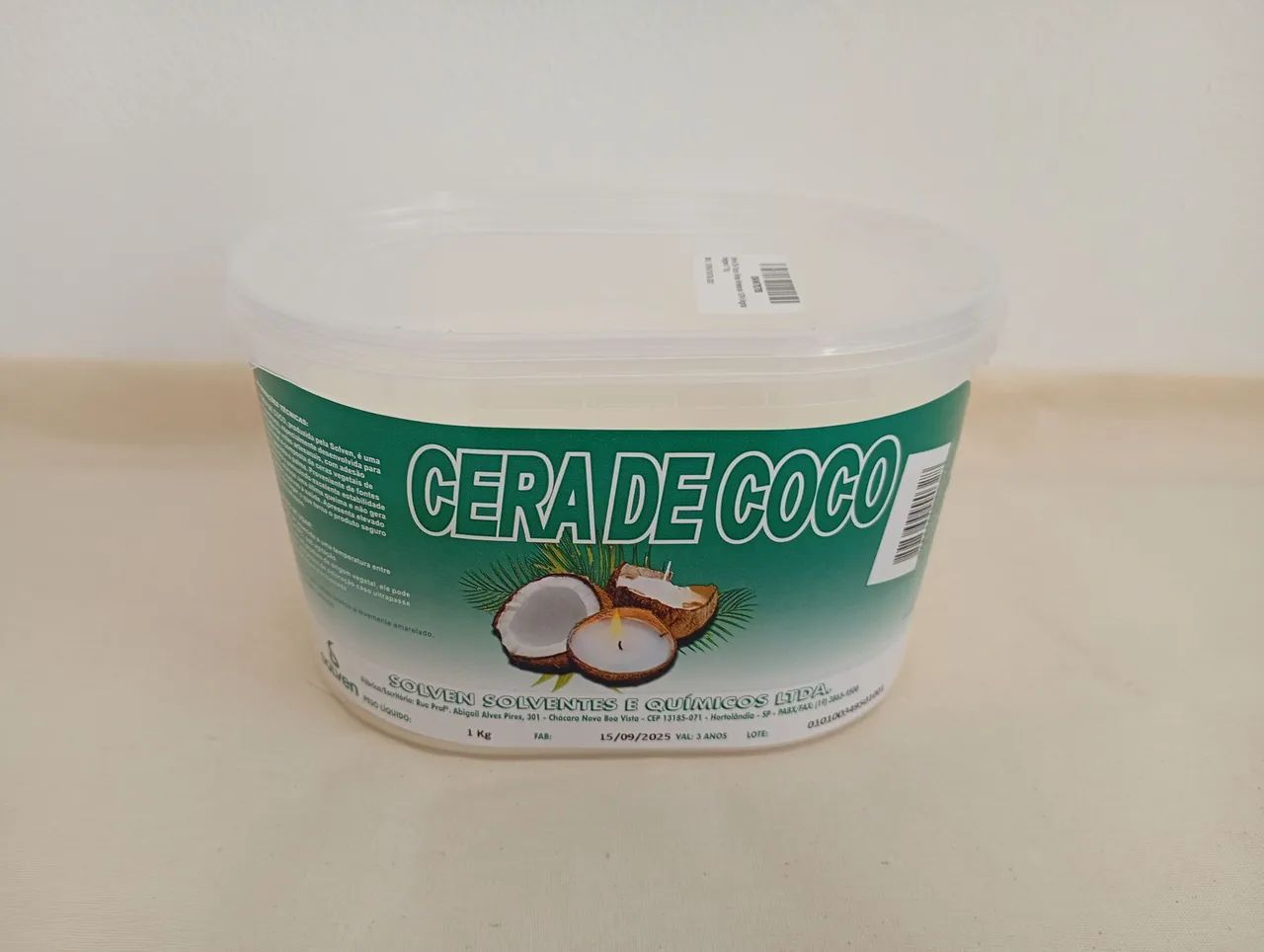 Materiais para confecção de velas com  5 produtos 