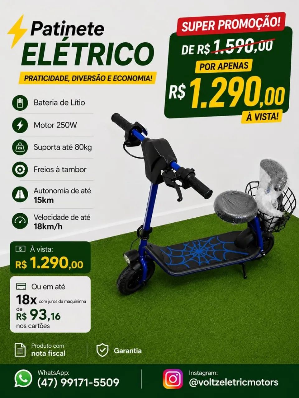 Scooter infantil 