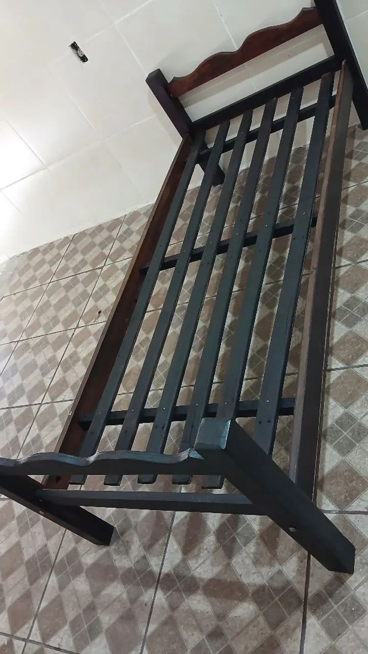 Cama de solteiro sucupira  - Foto 3