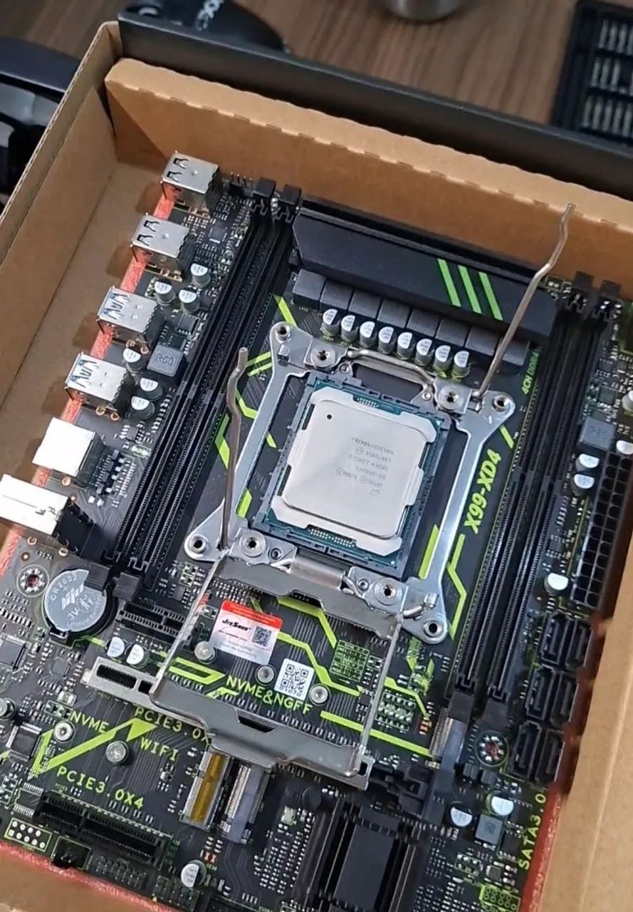 Kit xeon: X99 Jieishuo XD4 + 2682 v4 + Pasta térmica. - Foto 2