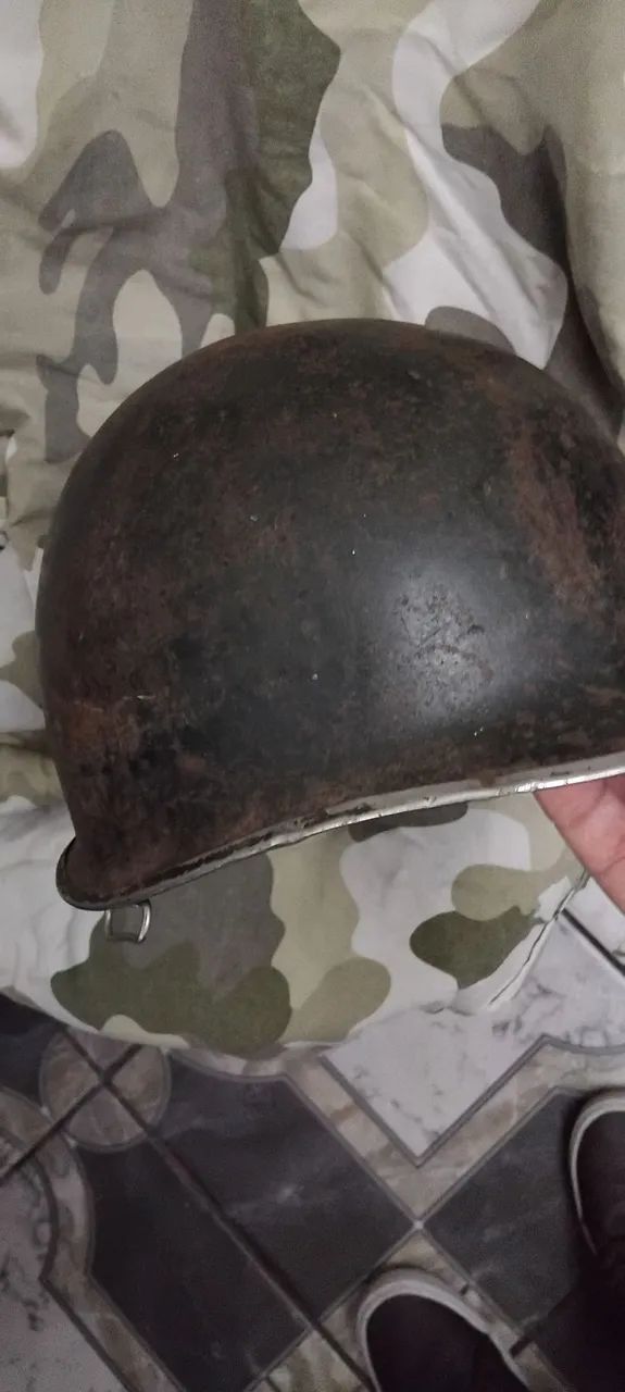 Capacete de aço antigo - Foto 4