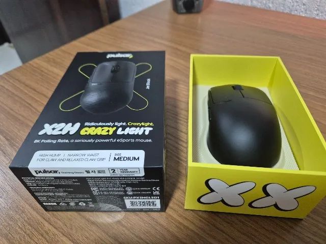 Mouse Pulsar X2H CrazyLight Medium 8K - Foto 4