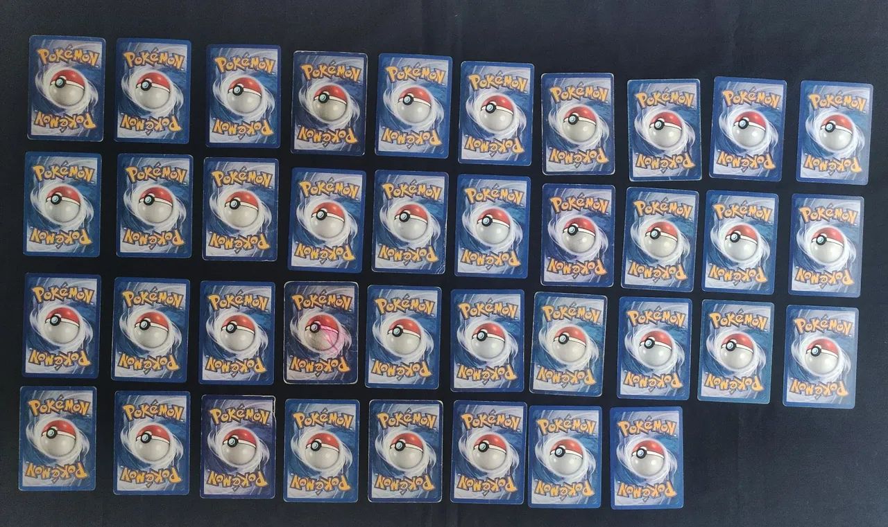 Cards Pokémon  - Vintage, coleção com 38 cards - Foto 2