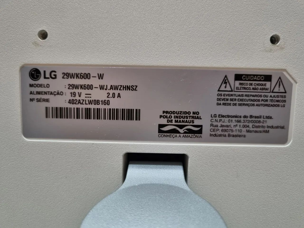 Monitor LG UltraWide 29 polegadas mocelo 29wk600 - Foto 4